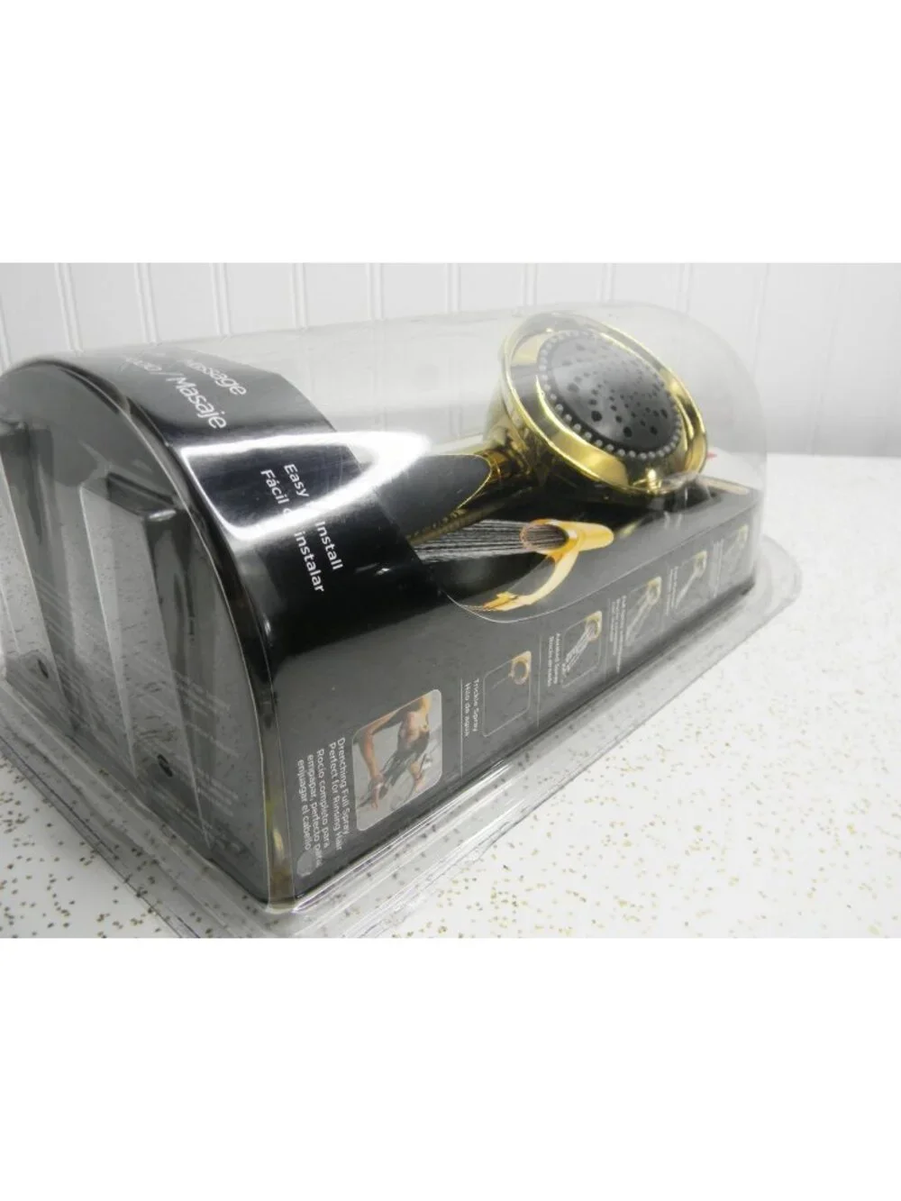 Delta Victorian 5-Setting Handheld Shower Head Polished Brass 75520PB